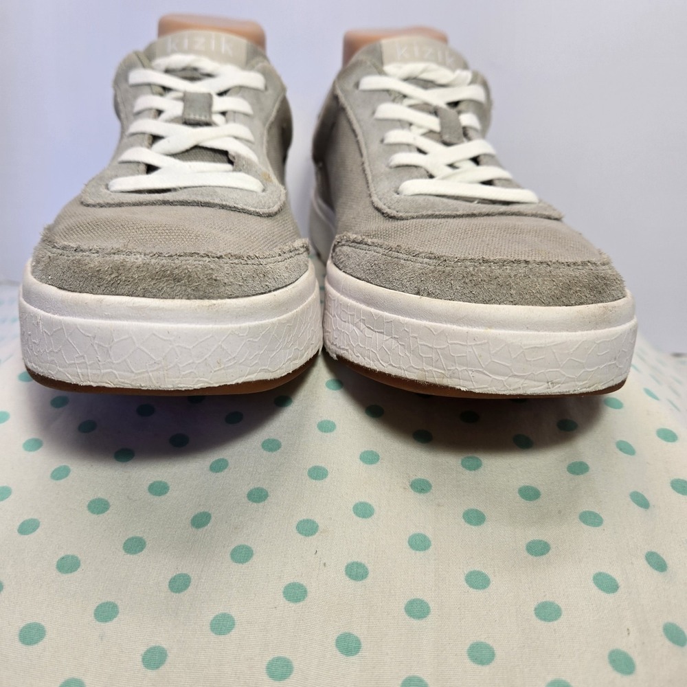 Kizik 'Prague' Women's 9 / Men's 7.5 Hands Free Slip On Sneaker Granite Gray - Picture 12 of 16